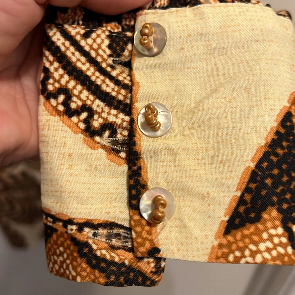 NWT Farm Rio Yawanawa Banana Lenzing Evovero Vanahu blouse - Picture 10 of 15